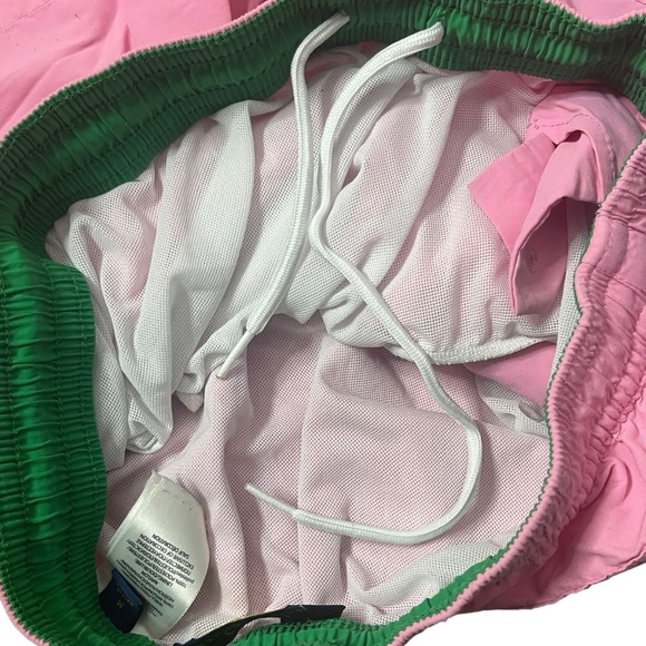 Polo Ralph Lauren Pink Swim Short Trunks Suit Lined Embroidered Logo - Picture 4 of 6